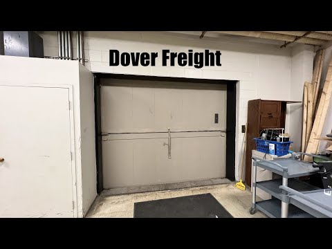 Epic Motor! Massive Dover Freight Hydraulic Elevator - Rochester, NY