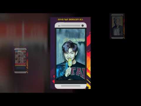 2048 BTS Rap Monster KPop Puzzle Game Video