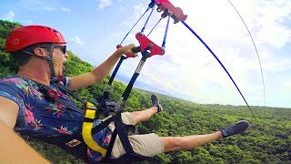 ONE OF THE LONGEST ZIPLINES IN THE CARIBBEAN! (St Kitts)
