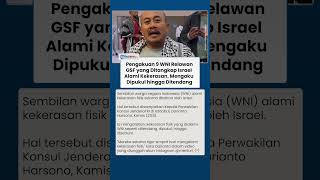 Pengakuan 9 WNI Relawan GSF yang Ditangkap Israel Alami Kekerasan, Mengaku Dipukul hingga Ditendang