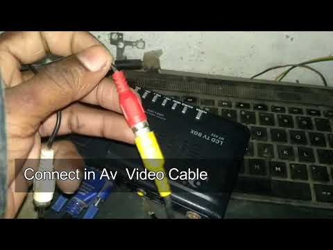 monitor to tv converter box | av to vga | vga to av converter | LCD LED TV BOX HT525