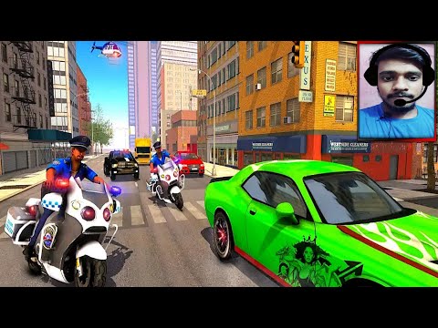 Real Police Bike ATV Qua Vegas Crime Games 02-Police Bike Chase Shooting Simulations-Gameplays