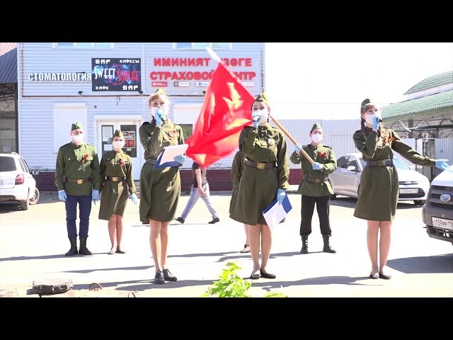 Фронтовая агитбригада выехала к ветерану ВОВ г. Нурлат Гавриилу Клементьеву