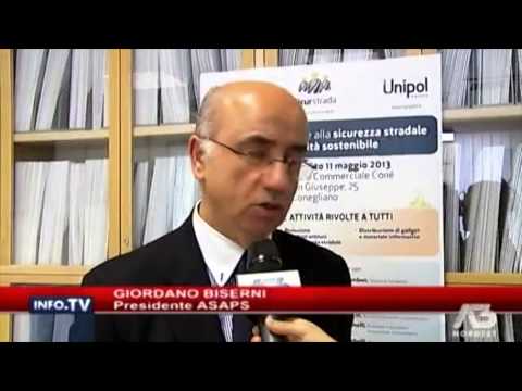 Giordano Biserni per Sicurstrada Live a Conegliano