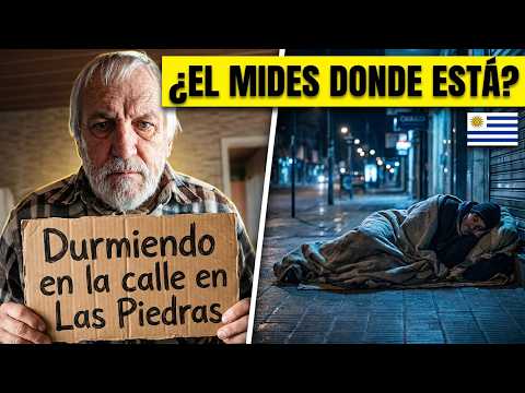 En Las Piedras duerme gente a la intemperie en plena Avenida Artigas