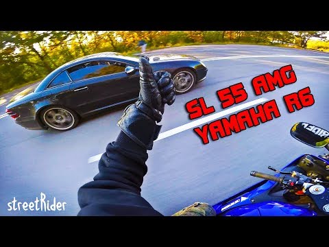 Thumbnail for ЧУВАК НА МЕРСЕ ПЫТАЛСЯ | Mercedes-Benz SL55 AMG V8 vs Yamaha R6 by Mercedes-Benz