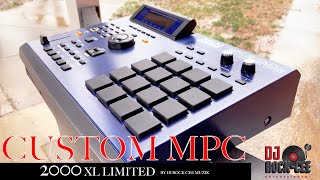 Video thumbnail for How I Customize The Akai MPC 2000 XL Limited Blue ( blue model ) Black Fat Pad -All Black Buttons by DJ ROCK CEE TV