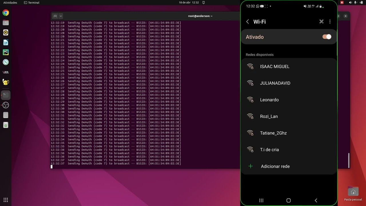 Testando vulnerabilidades WIFI com Linux (Aircrack-ng)