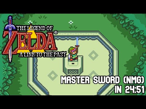 The Legend of Zelda: A Link to the Past Speedrun - Master Sword (NMG) in 24:51