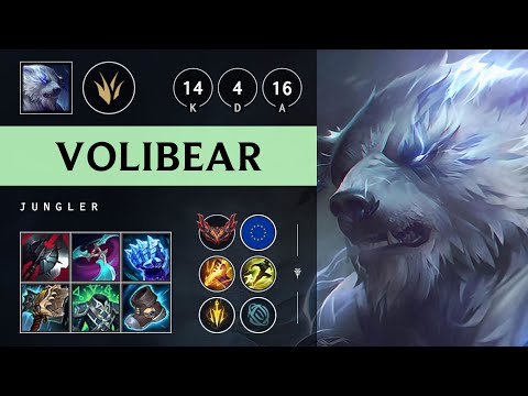 Volibear Jungle vs Ekko - EUW Grandmaster Patch 25.15