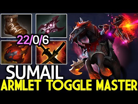 SUMAIL [Chaos Knight] Insane Armlet Toggle Unkillable Boss 7.22 Dota 2