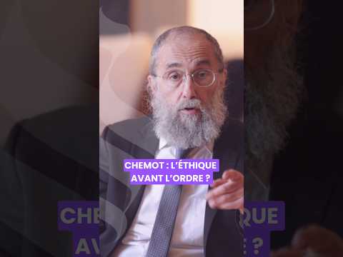 Paracha Chemot - L’éthique avant l’ordre ? #torah #developpementpersonnel #judaisme
