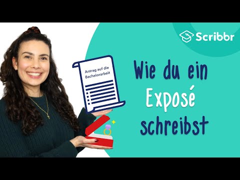 Exposé schreiben – mit echtem Beispiel | Scribbr ????