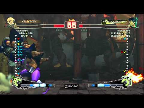 illmatic1984 [Gouken] vs. fudoooooo [M. Bison] - PSN SSF4 Arcade Edition