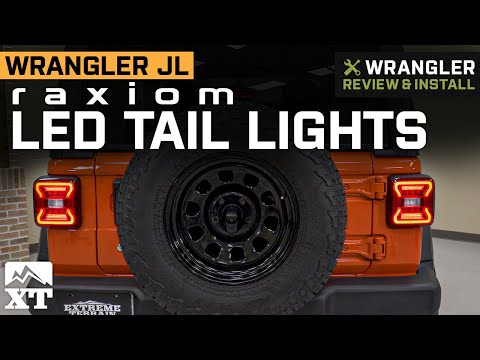 Jeep Wrangler JL Raxiom LED Tail Lights Review & Install
