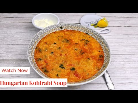 DELICIOUS Hungarian Kohlrabi Soup Recipe You'll LOVE!