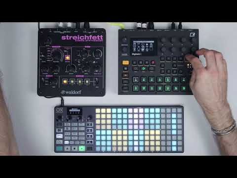Friday Jam Session Showcase: OXI One, Elektron Digitakt II, and Waldorf Streichfett