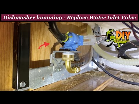 Whirlpool dishwasher humming - Replace water inlet valve