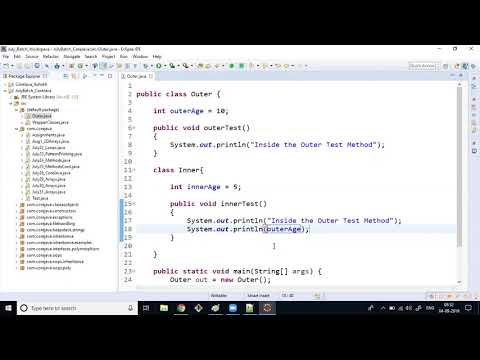 Corejava Session 47 Nested Classes And Interfaces