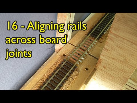 16 Aligning rails across board joints | CNCed copper-clad sleepers to  join n-gauge rail tracks