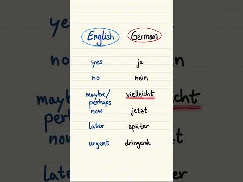 German Basic Words for Beginners🇩🇪💪 Learm German with German101 ✨ #learngerman #deutschlernen #de