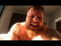 What does the World's Strongest Man do on his day off?
