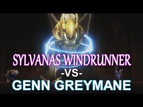 Sylvanas Vs Genn Greymane - WoW Legion