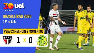 SÃO PAULO 1 X 0 MIRASSOL | LUCIANO MARCA E ALIVIA PRESSÃO EM ROGER | MELHORES MOMENTOS | BRASILEIRÃO