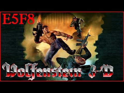 Wolfenstein 3D: Nocturnal Missions (1992) E5F8 All Secrets - I Am Death Incarnate 100% Walkthrough