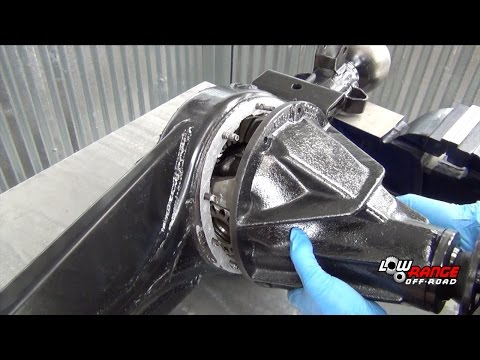 How To Rebuild A Toyota 4X4 Solid Front Axle (Part 3) Installing the Differential