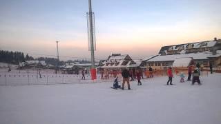 preview picture of video 'debiut na snowboardzie ;) Kotelnica, Biała Tatrzańska 08.01.2015'