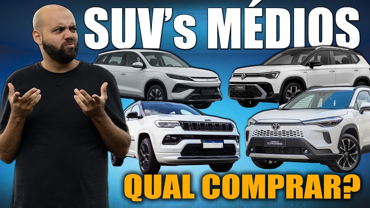 Qual SUV médio comprar? Dossiê Completo do Mercado!