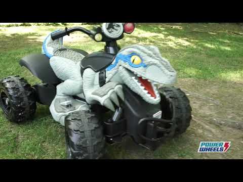 Vehículo Montable Power Wheels Jurassic World Dino Racer