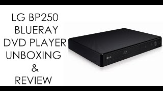 LG BP250 Blu-ray-DVD-Player: Unboxing & Test