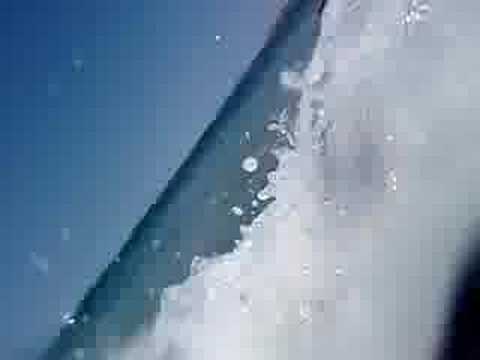 Chris getting pommelede by a wave in Coogee