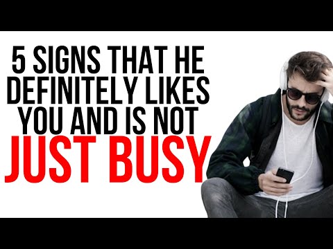 5 Signs He Definitely Likes You And Is not Just Busy