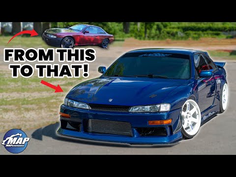 INSANE Nissan 240sx S14 Drift/Show Car Transformation