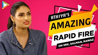 “I’d like to DATE Raj from DDLJ”: Athiya | Acting Tips from SRK Ya Fitness Tips from Salman Khan? video