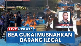 Bea Cukai Luwuk Musnahkan  179,940 Batang Rokok dan 103,28 Liter Miras, Kerugian Capai Rp 268 Juta