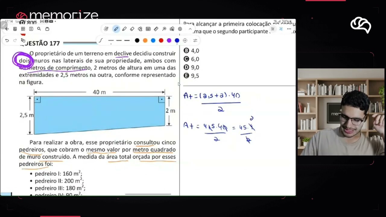Resolução em Vídeo — Questão 177 ENEM 2025 Belém