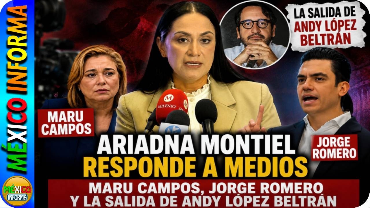 MIRA LO QUE ESTÁ PASANDO EN CDMX. ARIADNA MONTIEL RESPONDE A MEDIOS. A APOYAR LA 4T Y A SHEINBAUM.