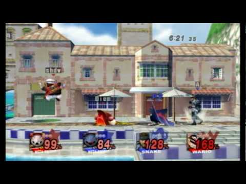 VC7 WF Ally (Snake) and M2K (MK) vs. Diem (MK) and Shadow (Wario) 2 - SSBB - SSBB