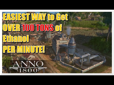 100+ Tons of Ethanol From Schnapps!! - Anno 1800 High Life DLC