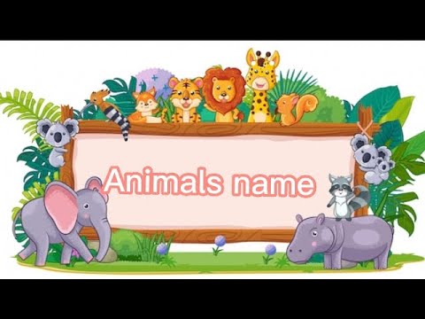 Easy common Animals name
