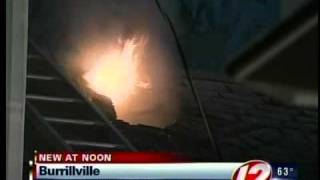 preview picture of video 'Burrillville house fire leaves 4 people hurt'