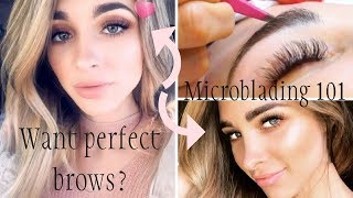 Tips and tricks for 3d MICROBLADING perfect eyebrows | Lauren Ashtyn
