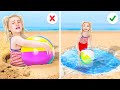 TRAVEL HACKS FOR SMART PARENTS || Summer Hacks for Parents And Cool DIY Ideas by 123 GO! SERIES