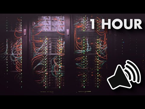 [1 Hour] Server Room WHITE NOISE Ambience Sounds | Royalty FREE SFX