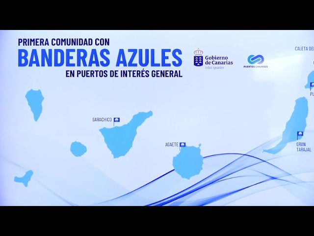 Puertos Canarios recibe seis Banderas Azules