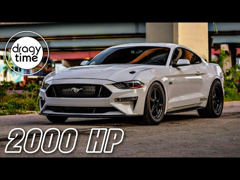 2000 HP Ford Mustang S550 TWIN TURBO | Acceleration from 0-305 Km/h (190 mph)